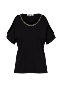 ABOUT YOU, Damen Shirt 'Meriem', Gold / Schwarz