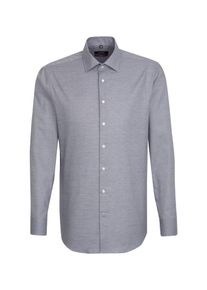 Seidensticker, Herren Hemd, Grau / Wei&szlig;