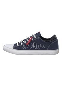s.Oliver RED LABEL, Herren Sneakers, Blau / Wei&szlig;