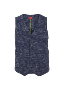 s.Oliver RED LABEL, Herren Melierte Weste, Marine