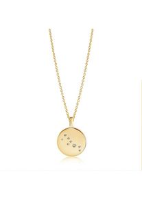 SIF JAKOBS, Damen Kette Sternzeichen Stier SJ-P1054-CZ(YG)/45, Gold