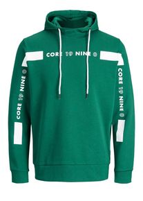Jack & Jones JACK & JONES, Herren Sweatshirt, Grasgr&uuml;n / Wei&szlig;