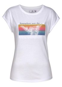 AJC, Damen T-Shirt, Mischfarben / Schwarz / Wei&szlig;