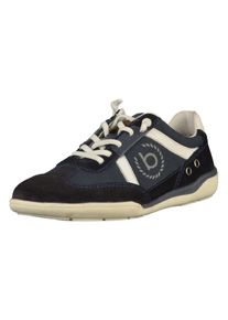 Bugatti, Herren Sneaker, Dunkelblau / Schwarz / Wei&szlig;