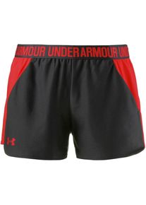 Under Armour, Damen Shorts 'Play Up', Rot / Schwarz