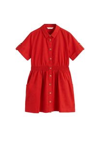 Mango Kids, Mädchen Kleid 'Last', Rubinrot