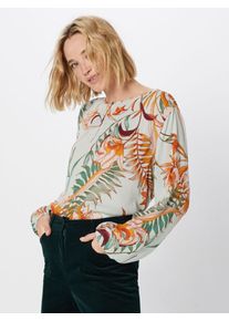 Cream, Damen Tunika 'Cecile', Creme / Hellgrün / Orange