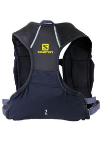 Salomon, Herren Trinkrucksack 'Agile 2', Nachtblau / Neongelb
