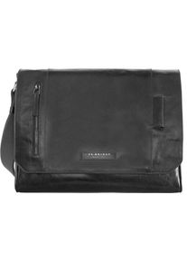The Bridge, Damen Passpartout Umhängetasche Leder 36 cm, Schwarz