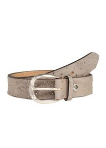 B.belt Handmade In Germany, Damen Ledergürtel, Hellgrau