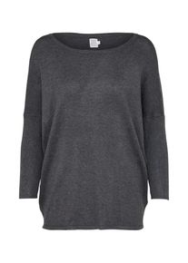 Saint Tropez, Damen Pullover 'KNIT', Dunkelgrau