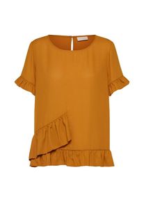 Vila, Damen Bluse, Dunkelorange