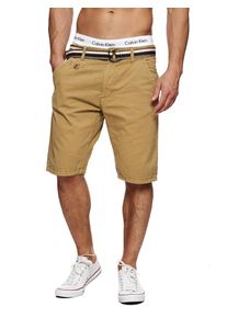 INDICODE JEANS, Herren Shorts 'Cuba', Camel