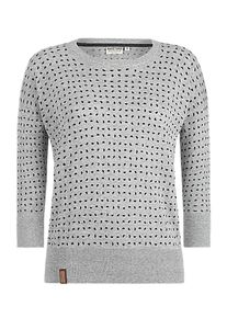 Naketano, Damen Longsleeve 'Maja with Melons', Grau