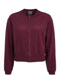 Puma, Damen Jacke 'Luxe', Weinrot / Schwarz / Silber