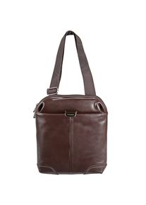 Samsonite, Damen S-Oulite LTH Crossover Umhängetasche Leder 25 cm Tabletfach, Dunkelbraun