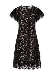 Apart, Damen Kleid, Creme / Schwarz