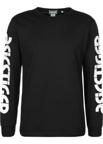 Asics Tiger, Damen Langarmshirt 'BL', Schwarz / Weiß