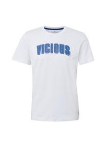 Tom Tailor, Herren T-Shirt, Blau / Weiß