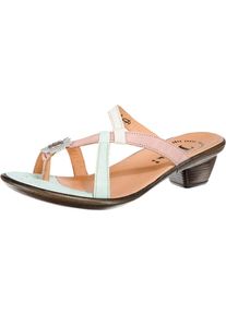 Think!, Damen Sandalen 'Nanet', Hellbraun / Mint / Rosa / Weiß