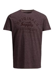 Jack & Jones JACK & JONES, Herren T-Shirt, Beere