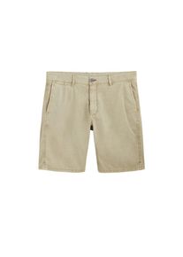 Mango Man, Herren Bermudas 'Gracia4', Beige