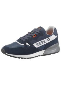 Replay, Herren Sneaker, Navy / Wei&szlig;
