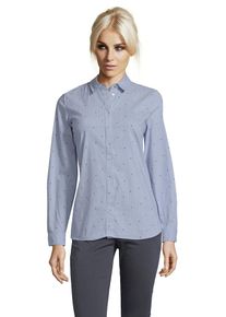 Cartoon, Damen Blusenshirt, Rauchblau