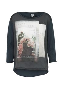 Catwalk Junkie, Damen Shirt 'Rose Garden', Anthrazit