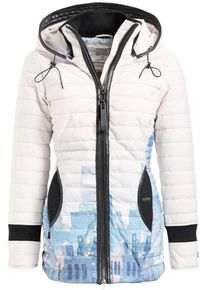 Khujo, Damen Jacke ' MIDD2 ', Hellblau / Weiß
