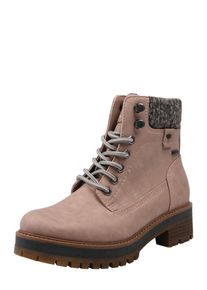 Tom Tailor, Damen Schn&uuml;rboot, Altrosa