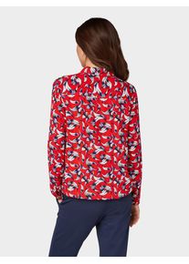 Tom Tailor, Damen Bluse, Hellrot