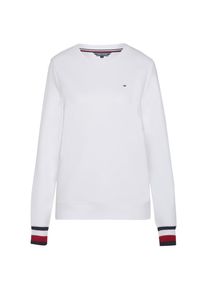Tommy Hilfiger, Damen Sweatshirt 'TRISHA LOGO SWEATSHIRT LS', Blau / Rot / Wei&szlig;