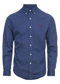 Polo Ralph Lauren, Herren Hemd 'SL 3BD PPC-LONG SLEEVE-SPORT SHIRT', Navy