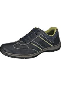 Rieker, Herren Schn&uuml;rschuh 'Derby/Airm', Marine / Hellgr&uuml;n / Schwarz