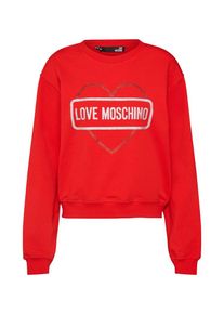 Love Moschino, Damen Sweatshirt, Rot