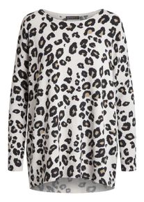 Apart, Damen Pullover, Beige / Hellbraun / Schwarz