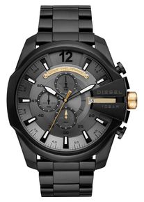 Diesel, Herren Chronograph 'MEGA CHIEF, DZ4479', Gold / Anthrazit / Schwarz / Silber / Weiß