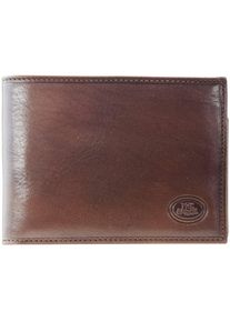 The Bridge, Herren Story Uomo Visitenkartenetui Leder 13 cm, Kastanienbraun