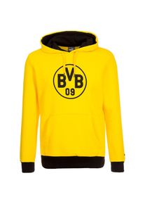 Puma, Herren Borussia Dortmund Badge Kapuzenpullover , Gelb / Schwarz