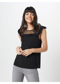 Véro Moda VERO MODA, Damen Bluse 'VMSHIA S/L MIDI TOP D2-1', Schwarz