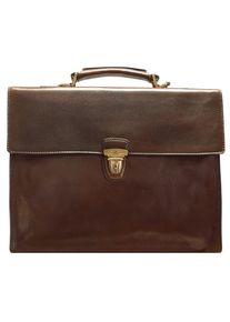 The Bridge, Herren Story Uomo Aktentasche Leder 40 cm, Sepia