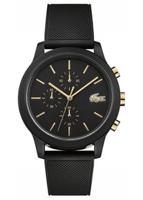 Lacoste, Herren Chronograph 'Lacoste 12.12, 2011012', Schwarz