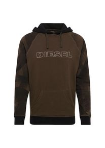 Diesel, Herren Sweatshirt 'UMLT-BRIAN SWEAT-SHIRT', Braun / Dunkelbraun