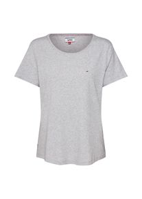 Tommy Jeans, Damen Shirt 'TJW SOFT JERSEY TEE', Graumeliert