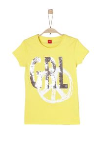 s.Oliver Junior, Mädchen Shirt, Gelb
