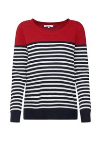 ABOUT YOU, Damen Pullover 'Tessa', Navy / Rot / Wei&szlig;