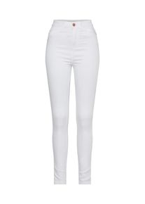 Noisy may, Damen Skinny Jeans in High Waist, Weiß