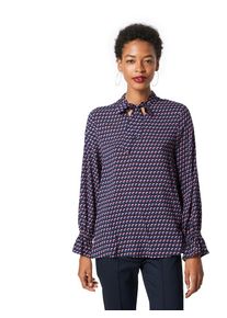 Cinque, Damen Bluse 'CIPUPETTE', Navy / Lila