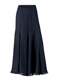 Heine, Damen Godet-Rock, Nachtblau